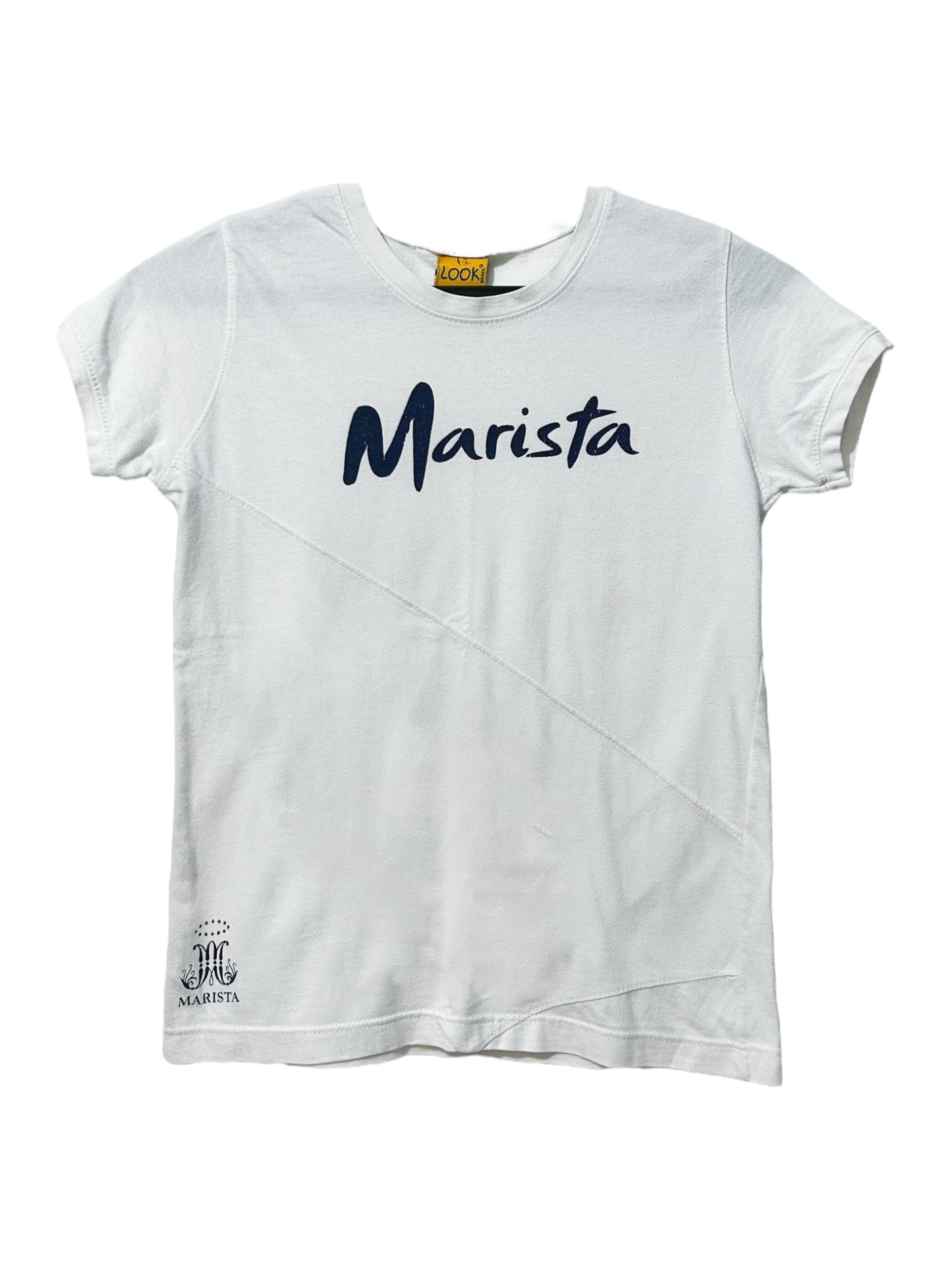 Baby Look Manga Curta - Ens. Fund./Médio - Marista OUTLET