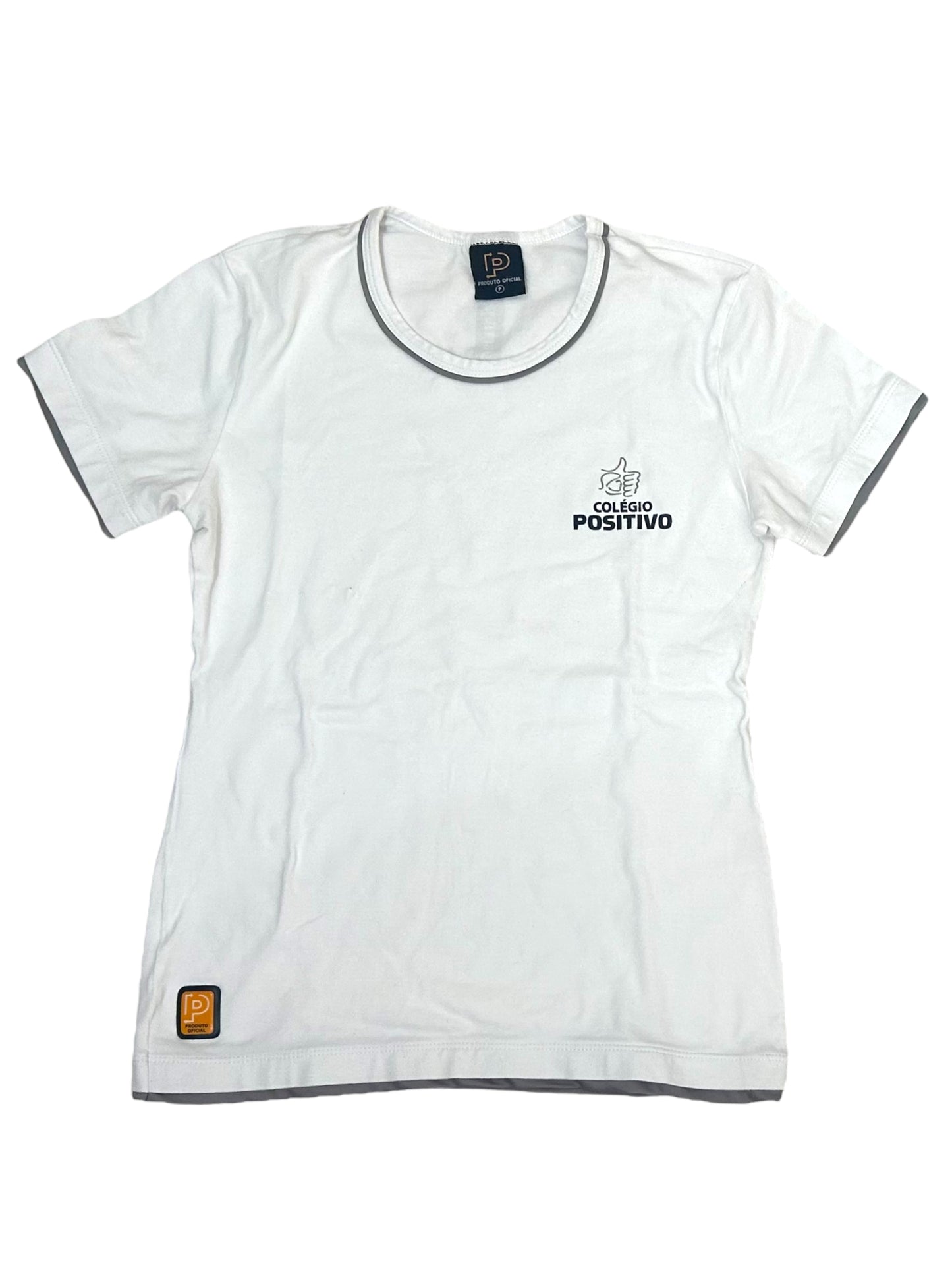 Baby Look Manga Curta - Ens. Médio - Positivo