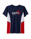 Camiseta Ovalada Azul - Sagrado Coração