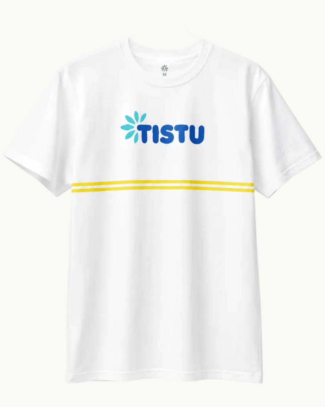 Camiseta Manga Curta - Listra Branca - Tistu