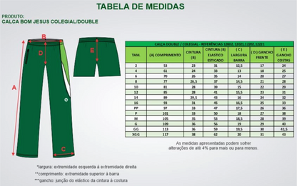 Calça Colegial Double - Ens. Fundamental - Bom Jesus