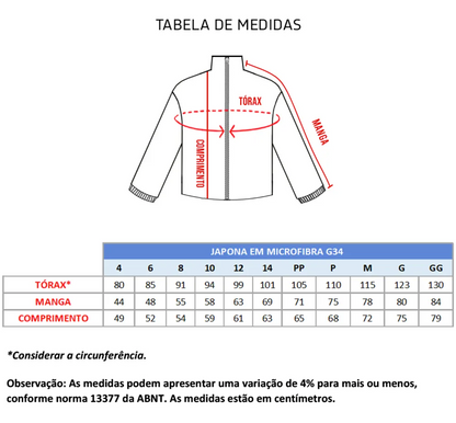 Japona Forrada Ens. Fund./Médio - Marista