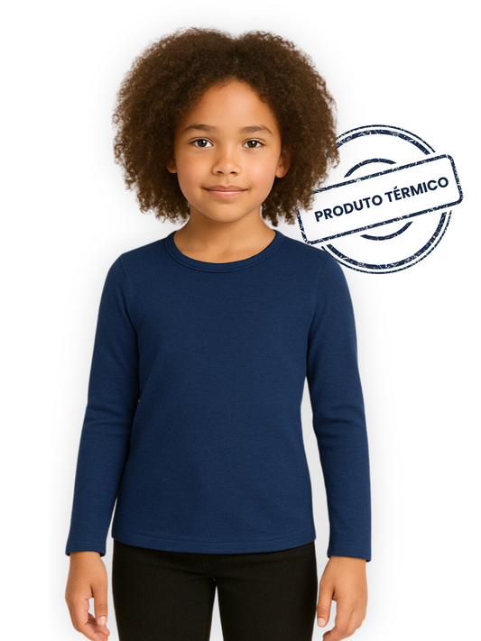 Blusa Térmica Azul Marinho - NOVA